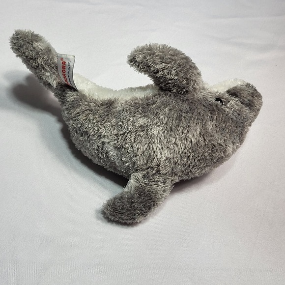 Aurora World Grey Dolphin 10" Plush Stuffed Sea Ocean Animal Toy - Picture 7 of 9